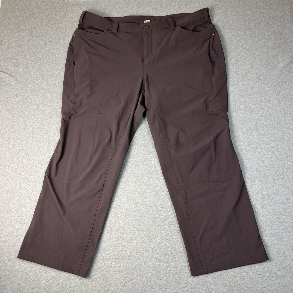 Duluth Trading Pants Womens 20W x 29 Purple Plus Flexpedition Bootcut Nylon